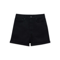 Short En Jean Noir Pull&Bear