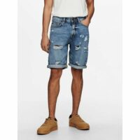 Shorts en jean ONSAvi vie ample dommage Only & Sons