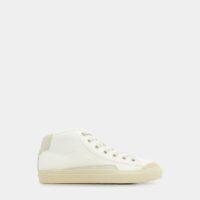 Baskets montantes griffe toile Blanc 0 105 Zero Cent Cinq