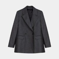 Blazer Iris laine mélangée Gris House of Dagmar