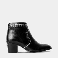 Bottines Molly cuir studs Noir Zadig&Voltaire