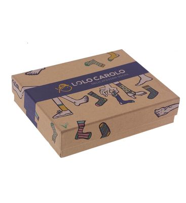 Coffret Chaussettes COOL BARB & OLD SCHOOL MUNICH 72 Multicolore Lolo Carolo Coffret Chaussettes COOL BARB & OLD SCHOOL MUNICH 72 Multicolore Lolo Carolo