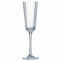 Coffret de 6 flutes Macassar 17 cl Blanc Cristal d'Arques