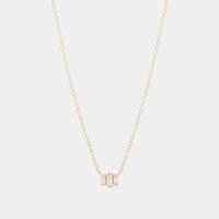 Collier en or pendentif diamants Jaune Zoe Chicco
