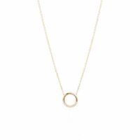 Collier pendentif Pavé diamonds en or 14 carats Jaune Zoe Chicco