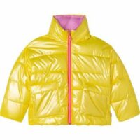 Doudoune courte col montant Jaune Billieblush