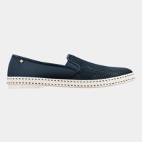 Espadrilles ajourées en tissu Bleu Rivieras
