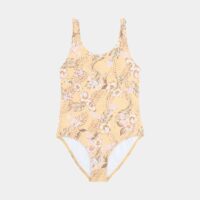 Maillot de bain 1 pièce à imprimé floral Orange Rip Curl
