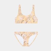 Maillot de bain 2 pièces à imprimé floral Orange Rip Curl