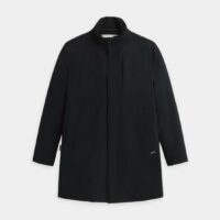 Manteau droit Commuting mi-long Bleu Woolrich