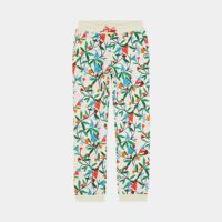 Pantalon jogging fleurs coton molletonné mélangé Multicolore Catimini