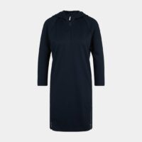 Robe courte capuche zip Bleu I.Code