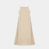 Robe fluide longue en soie Rose Icicle