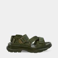 Sandales S.Rubb. Web./Veg Vert Alexander McQueen