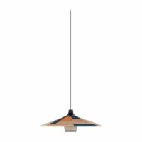 Suspension Parrot M sable fil d'abaca beige 60 x 60 x 21 cm Beige Forestier