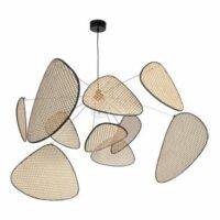 Suspension SCREEN cannage Ø110 cm Marron Market Set