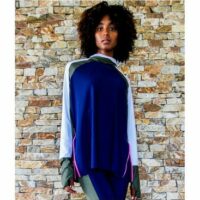 Sweatshirt à capuche GABRIELLE Bleu Luz Collections