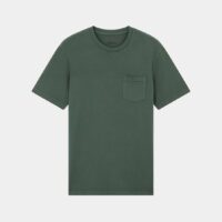 T-shirt droit Mitch en coton Vert Balibaris