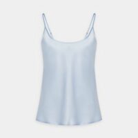 Top en soie Bleu La Perla