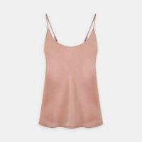 Top en soie Rose La Perla