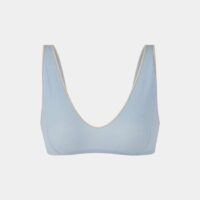 Triangle Pam côtelé coton Bleu Base Range