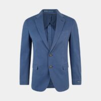 Veste de costume coton stretch délavé Bleu Polo Clothing