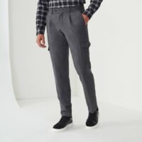 Pantalon ville gris foncé Gvelouto"" - Izac