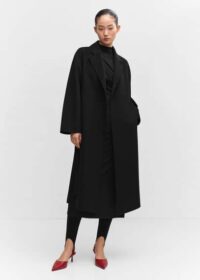 Manteau fait main avec ceinture - Mango