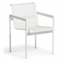 Chaise de jardin en résille avec accoudoirs - Knoll
