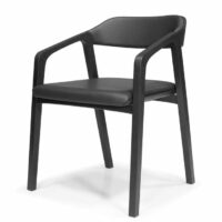 Chaise rembourrée avec accoudoirs - Hatt