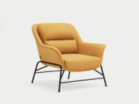 Fauteuil rembourré en polyester avec accoudoirs - Teulat
