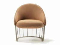 Fauteuil rembourré en tissu - Sancal