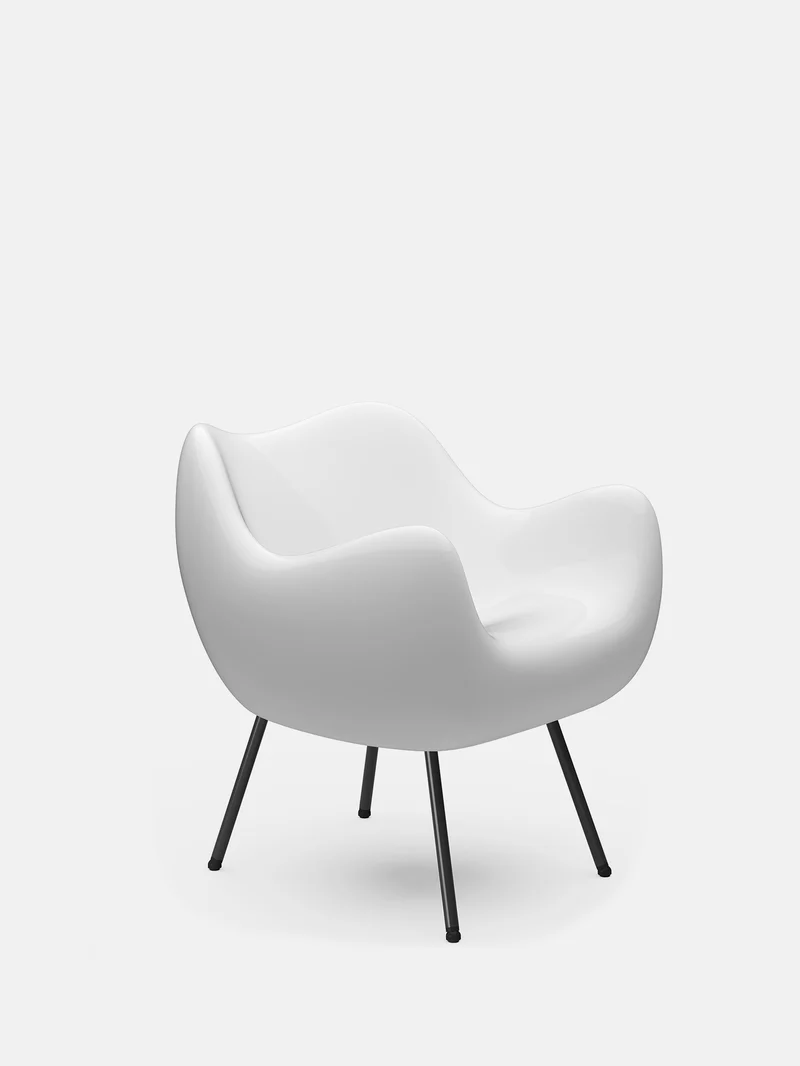 FAUTEUIL RM58 MAT – Blanc - 366 Concept FAUTEUIL RM58 MAT – Blanc - 366 Concept