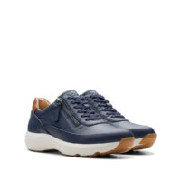 Baskets compensées cuir tivoli zip - Clarks
