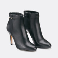 Bottines à talons blandine cuir - Cosmoparis
