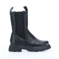 Boots chelsea montantes en cuir bout métal - Mjus