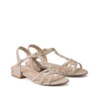Sandales cuir à petits talons - Maison Minelli