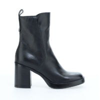 Bottines en cuir bout carré - Mjus