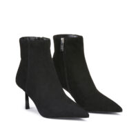 Bottines talon aiguille sabine en cuir suède - Steve Madden