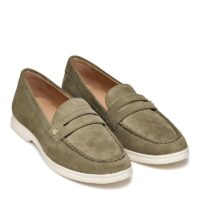 Mocassins souples en cuir suédé xand 3 - Geox