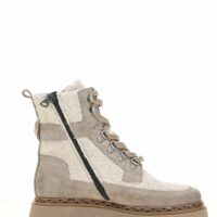 Boots en cuir suède et sherpa - Mjus