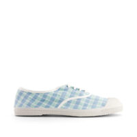 Tennis à lacets summer checks - Bensimon