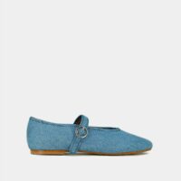 Ballerines denim deesse fabriquées en europe - Jonak