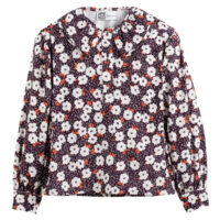 Blouse col claudine imprimé floral - Roseanna