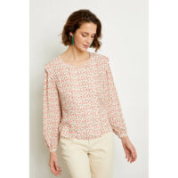 Blouse col rond imprimée manches longues PIGMEO - Ekyog