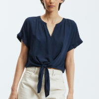 Blouse courte à nouer - Vero Moda