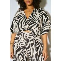 Blouse courte croisée Stacy - Almé