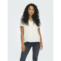 Blouse fluide col volanté à nouer - Jdy