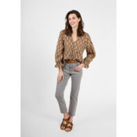 Blouse imprimé bohème ethnique - Icode