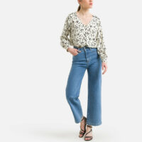Blouse imprimée col V - Vila